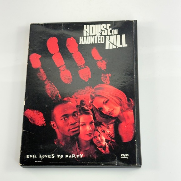 Other - House on Haunted Hill DVD 1999 Remake Famke Janssen Taye Diggs Snapper Case